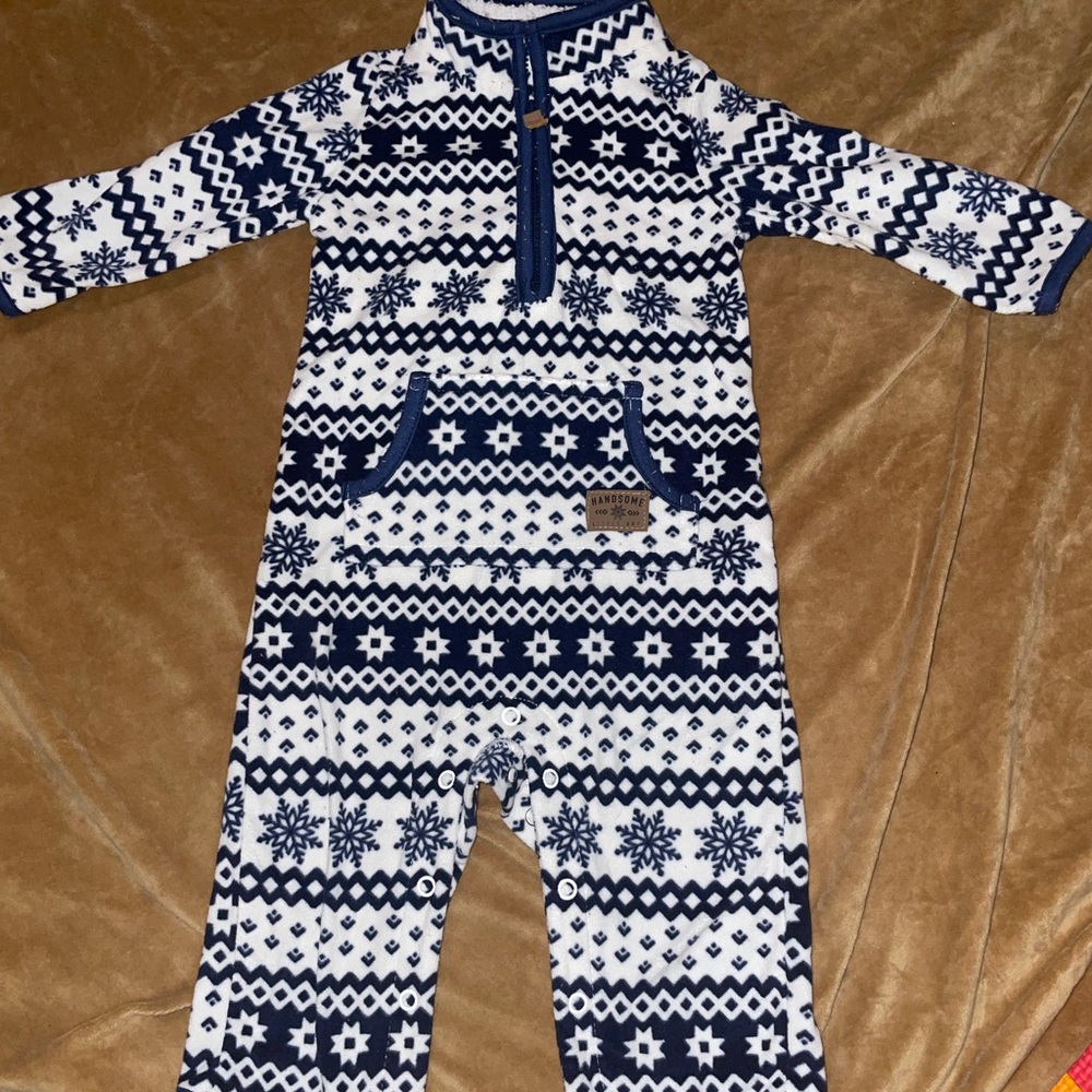 One piece sweater outfit for infants